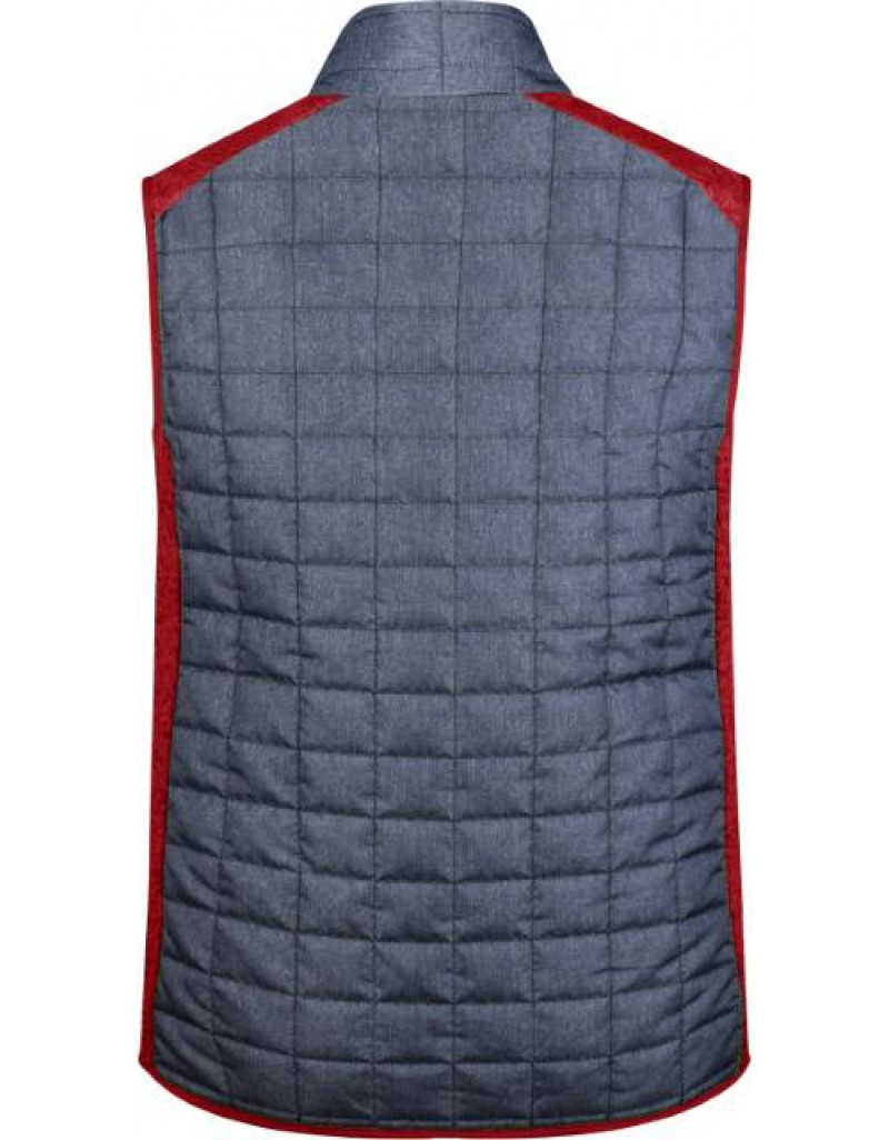 Vestă hibridă tricotată pentru bărbați